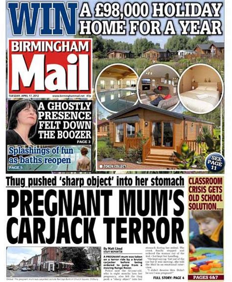 Today S Birmingham Mail Front Page The Headlines Birmingham Live