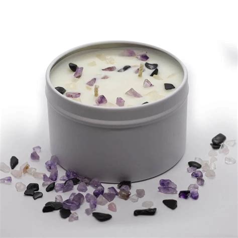 Hand Made 4 2 Oz Crystal Soy Candle Etsy