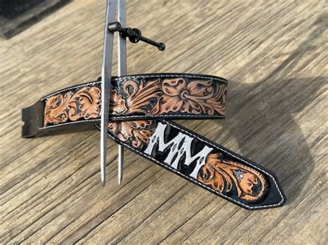 Lone Tree Leather Works Custom Features For Hand Tooled Leather Belts