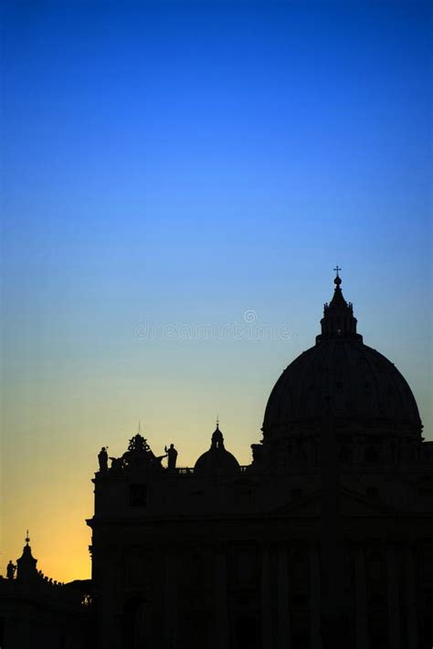 Vatican City At Sunset Editorial Stock Photo Image Of Architecture