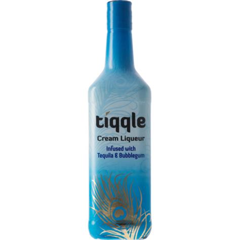 Tiqqle Tequila And Bubblegum Cream Liqueur Bottle 750ml Liqueurs