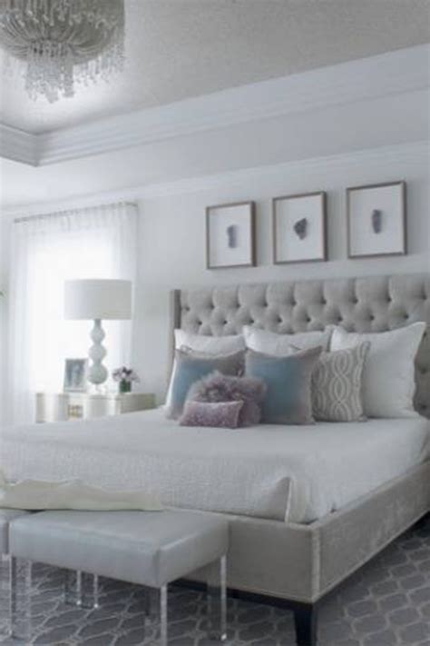 Bed canopy with soft colored curtain can make your bedroom look romantic and elegant. 51+ Gray Bedroom Decor Ideas in 2020 | Blue master bedroom ...