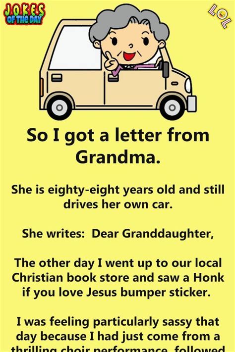 Funny Jokes To Tell Your Grandma Freeloljokes