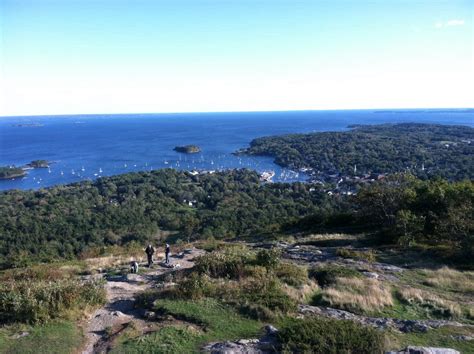 View From The Top Of Mt Battie Me Overlooking Camden And Penobscot