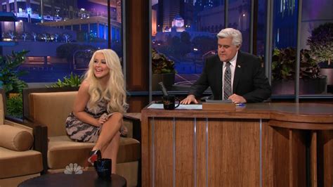 The Tonight Show With Jay Leno 23 March 2012 Christina Aguilera Photo 30004137 Fanpop