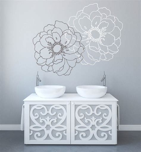 Modern Flower Wall Decals For Walls Stickers For Walls
