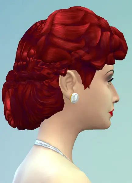 Birksches Sims Blog Lucille Hair For Her Sims 4 Hairs