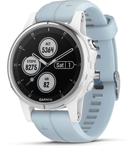 Garmin Fenix 5s Plus Smartwatch Whiteseafoam Campzde