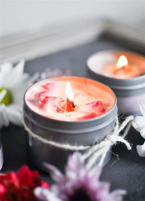 How To Make Diy Floral Candles For Any Season Or Holiday Floral