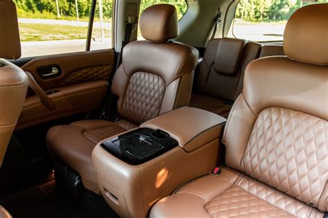 Premium Photo Modern Suv Car Inside Leather Back Passenger Seats In