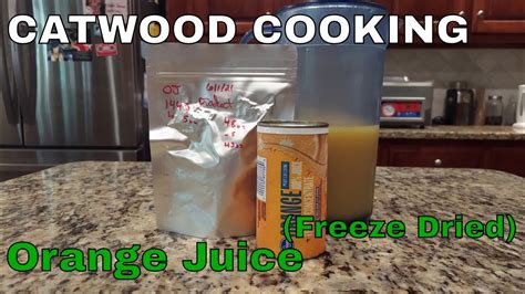 Orange Juice Freeze Dried Youtube