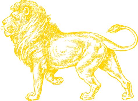 Gold Lion Clip Art at Clker.com - vector clip art online ...
