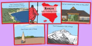 Kenya Atlas Challenge Cards