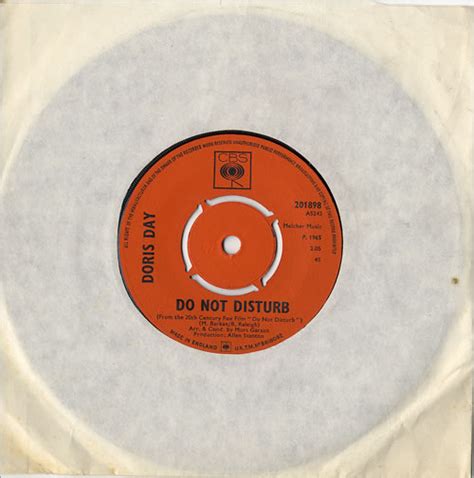 Doris Day Do Not Disturb Uk 7 Vinyl Single 7 Inch Record 45 479667