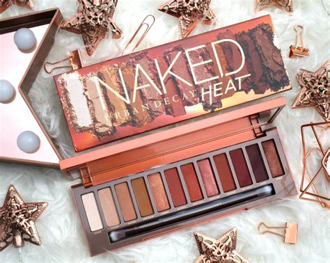 Urban Decay Naked Heat Palette Swatches