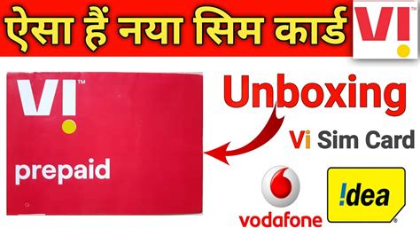 Vi New Sim Card Unboxing Idea Vodafone Rebrand Vi Vi Sim Card Vi Sim