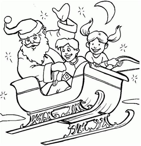 printable santa pictures for kids Santa coloring pages