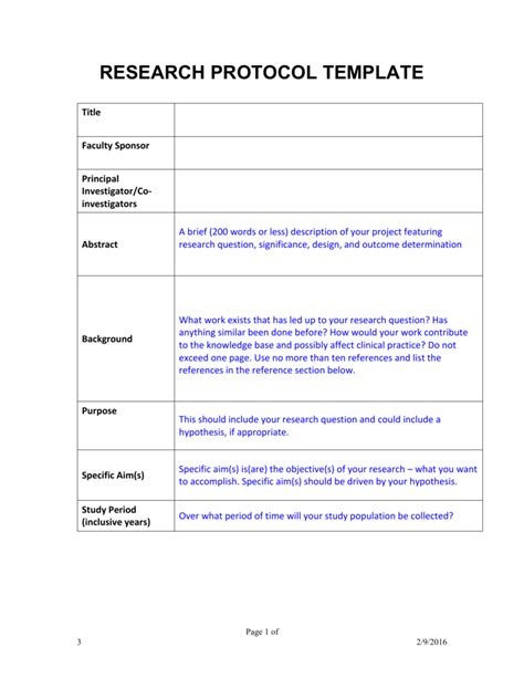 Case Study Protocol Template Yin