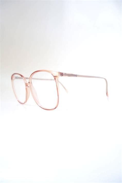 1980s clear fake womens eyeglasses oversized retro 80s etsy eyeglasses for women eyeglasses