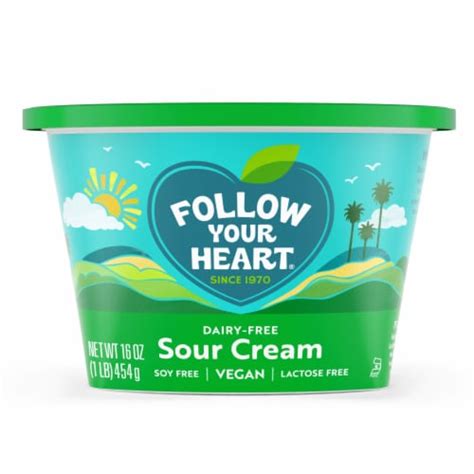 Follow Your Heart Dairy Free Alternative Vegan Sour Cream 16 Oz
