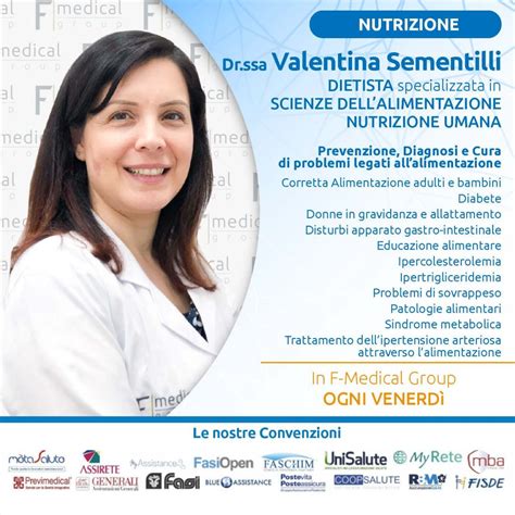 Dottssa Valentina Sementilli Dietista Medical Group Italia
