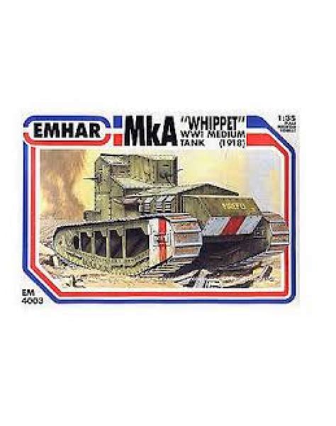 Emhar 135 Mk A Whippet Ww1 Tank Em4003