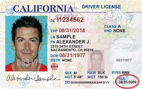 California Drivers License Issue Date Ca Dmv Issue Date