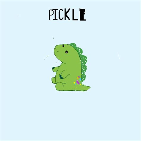 Can you please help me out? Pickle Dinosaur Moriah Elizabeth Logo