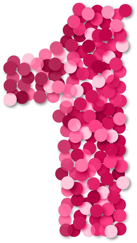 One Clipart Pink One Pink Transparent Free For Download On