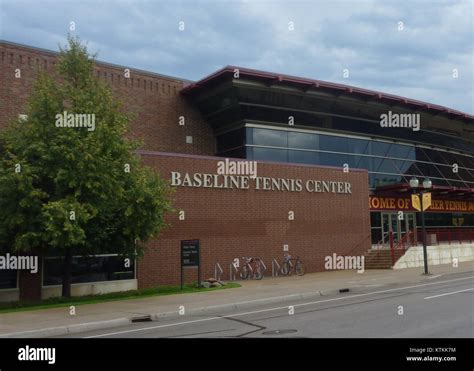 Baseline Tennis Center Uofm Stock Photo Alamy