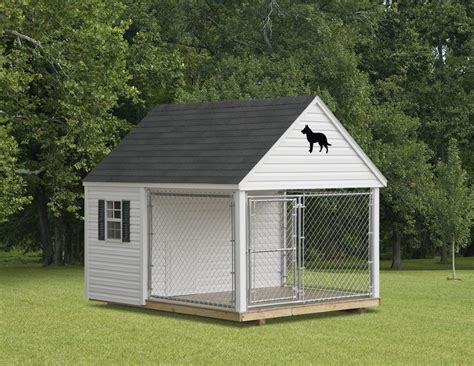 Dog Kennel Vinyl Amish Backyard Structures Backyard Structures