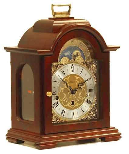 Hermle Debden 22864 070340 Keywound Mahogany Mantel Clock Mantel