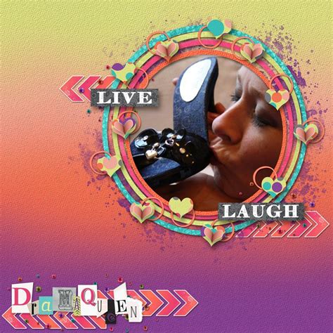 Live Laugh Love Digital Scrapbooking Templates Etsy