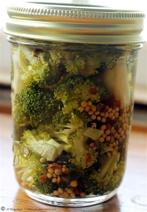 Quick Pickled Broccoli In 2019 Pickled Broccoli Recipe Canning