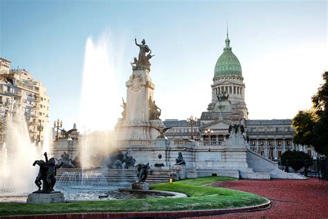 Argentina Fountains Monuments Sculptures Palace Buenos Aires