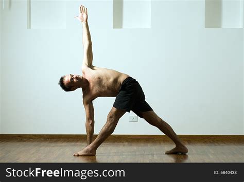 Man In A Yoga Pose Horizontal Free Stock Images And Photos 5640438