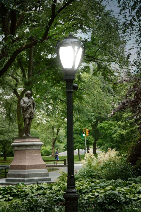 Central Park New York Lamp Posts Nyc Landscape Lighting By Spring City