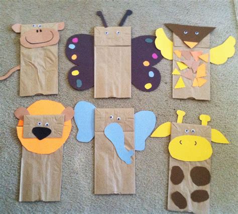 Best Templates Animal Paper Puppets