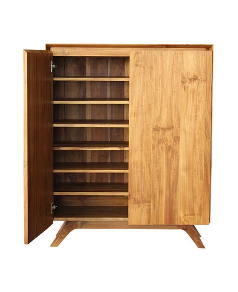 Kitchen cabinets are undoubtedly the main part in kitchen designing; Tannia Teak Shoe Cabinet | Shop Furniture Online in Singapore