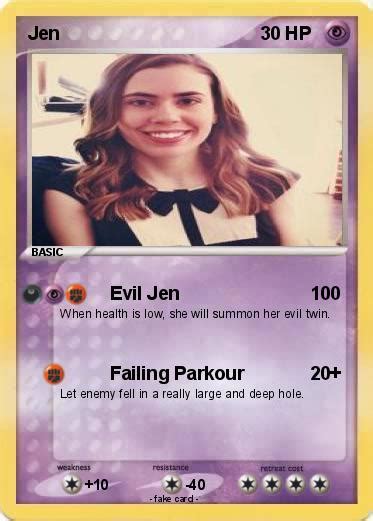 Pokémon Jen 62 62 Evil Jen My Pokemon Card