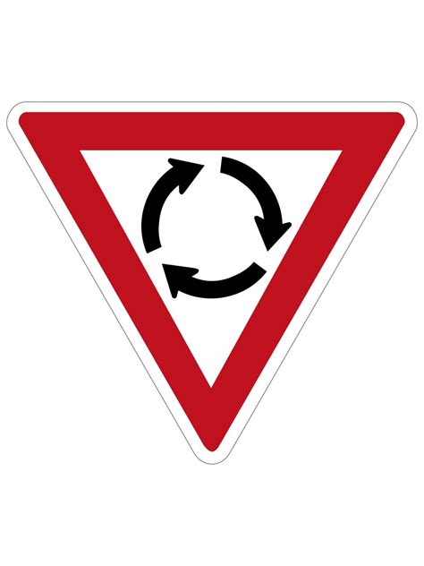 Roundabout Sign Buy Now Discount Safety Signs Australia