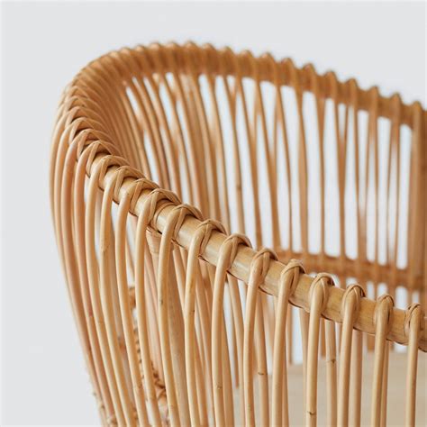 Modern Rattan Lounge Chair Handcrafted In Indonesia The Citizenry