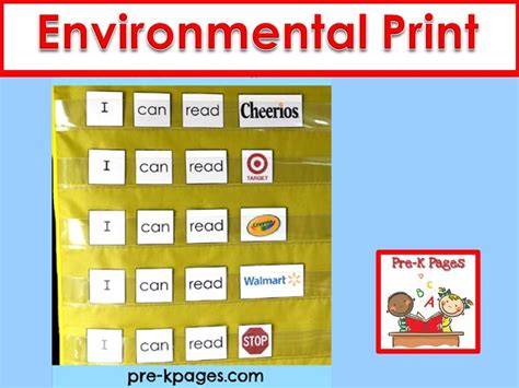 Environmental Print Literacy Ideas For Your Pre K Preschool Or