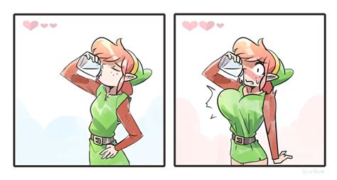 Milk [f Breast Expansion Rule 63] [the Legend Of Zelda Breath Of The Wild] By Brellom Scrolller