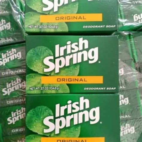 Authentic 100 Us Original Irish Spring Deodorant Soap Bar Shopee