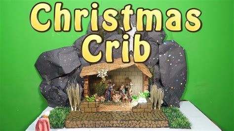 How To Make Easy Christmas Crib Diy Nativity Scene Christmas Crib