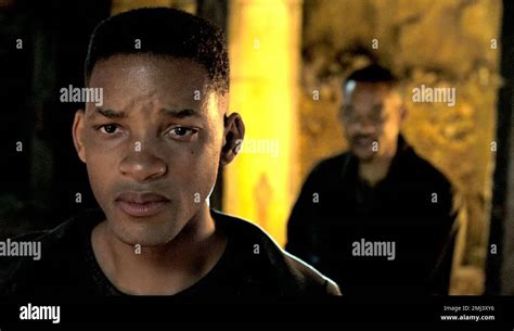 Gemini Man 2019 Paramount Pictures Film With Will Smith At Left Stock