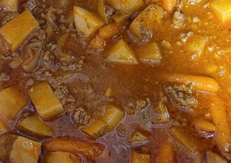 Carne Molida Con Papas F Cil Y Delicioso Receta De Nancy Estrada Cookpad
