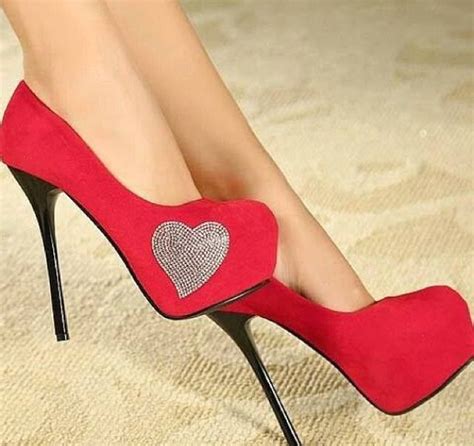 Beautiful Red Shoes Heels Stiletto Heels Glamour Shoes