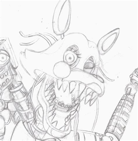 18 Fnaf Coloring Pages Mangle Printable Coloring Pages